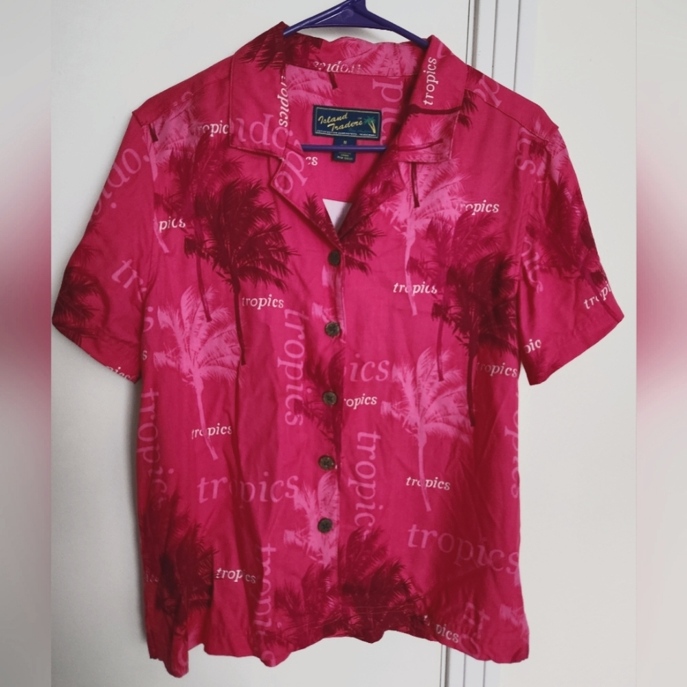 Island Traders Vintage Button Down Shirt